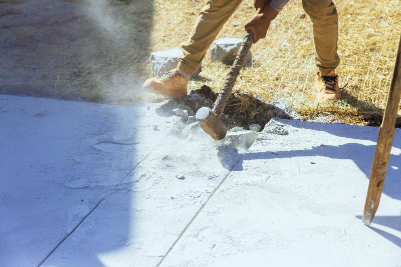 Concrete Pavement Demolition detail