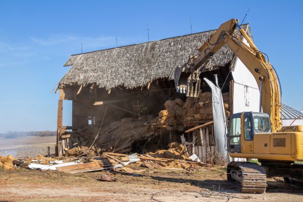 Barn Demolition in Greensboro