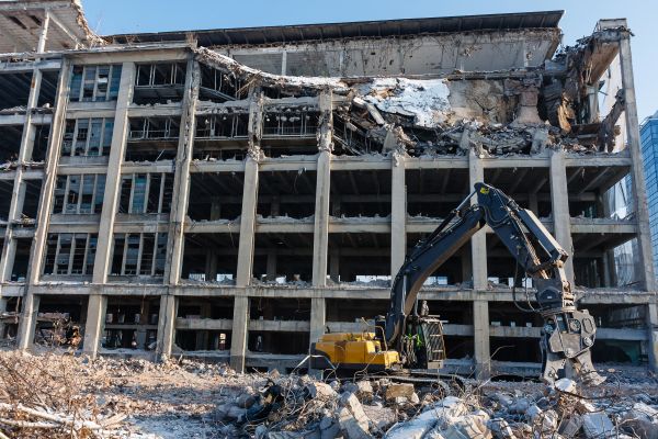 Commercial Building Demolition in Greensboro