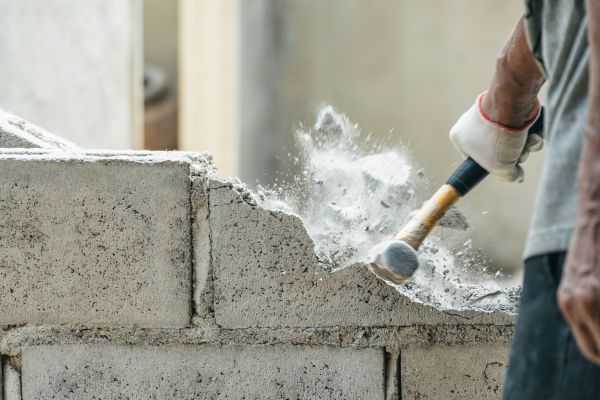 Block Wall Demolition in Greensboro